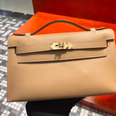 Kelly Pochette Chai Swift  GHW