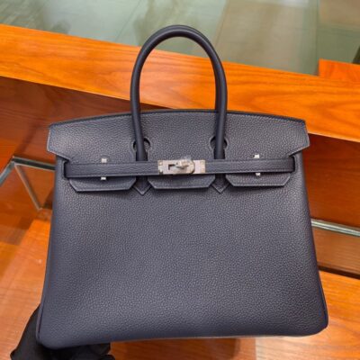 Birkin 25 Noir Togo PHW