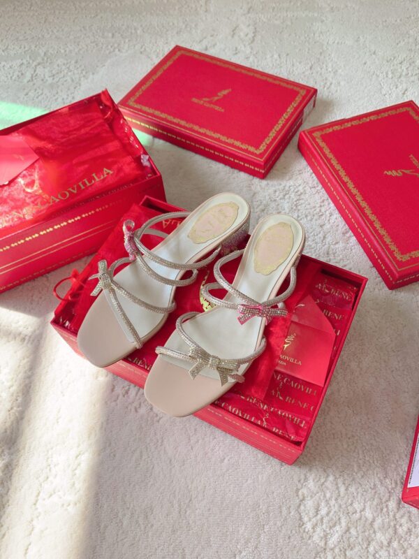 Rene Caovilla 2023 New Bowknot Sandals