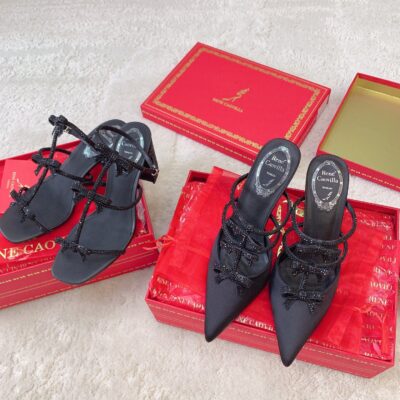 Rene Caovilla 2023 New Bowknot Sandals Collection