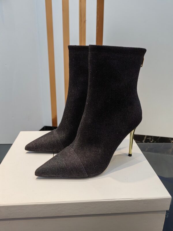 Balmain 2023 New High-heeled Ankle Boots