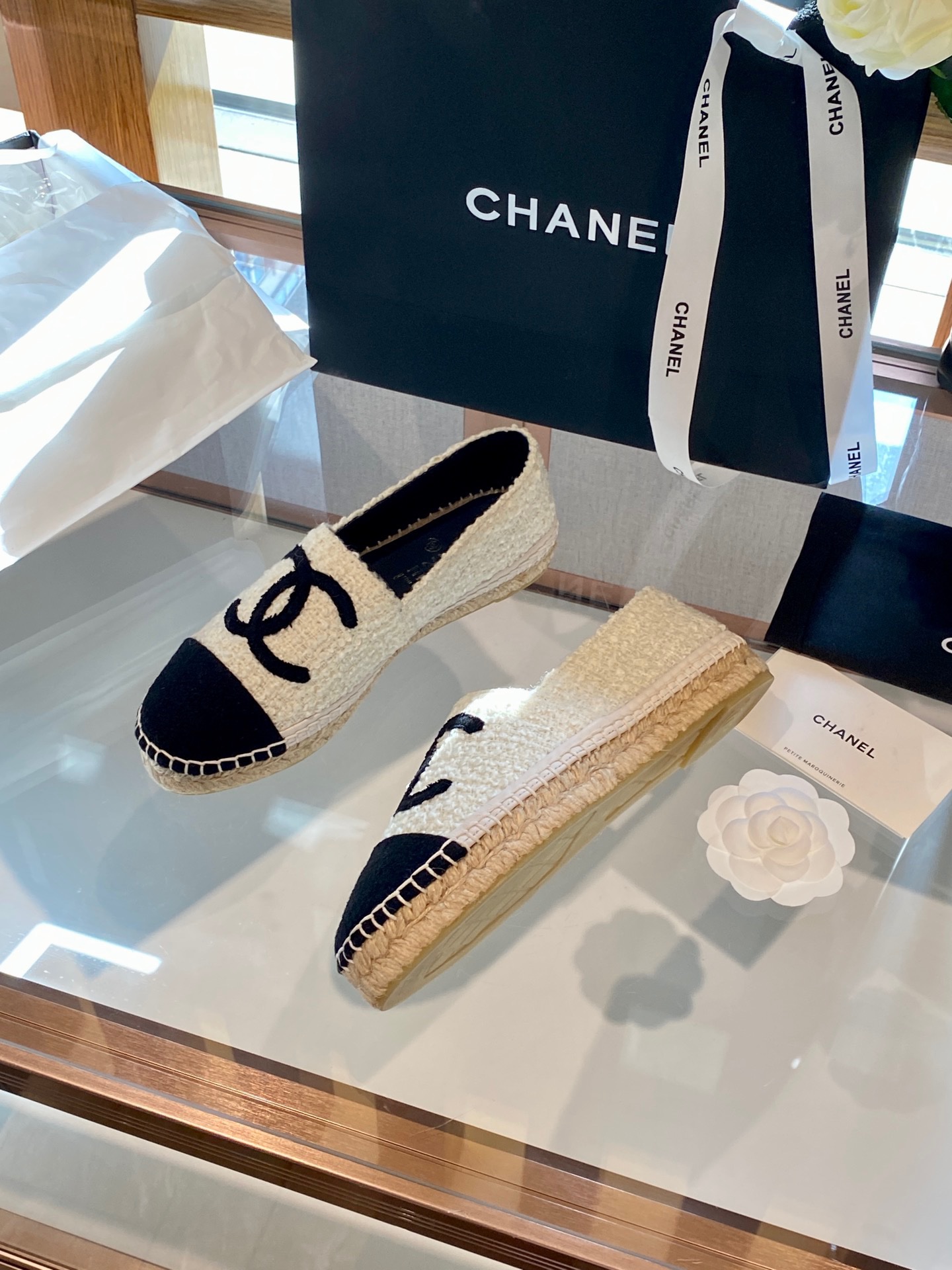 Chanel 2023 New Exclusive Espadrilles Shoes - Image 3
