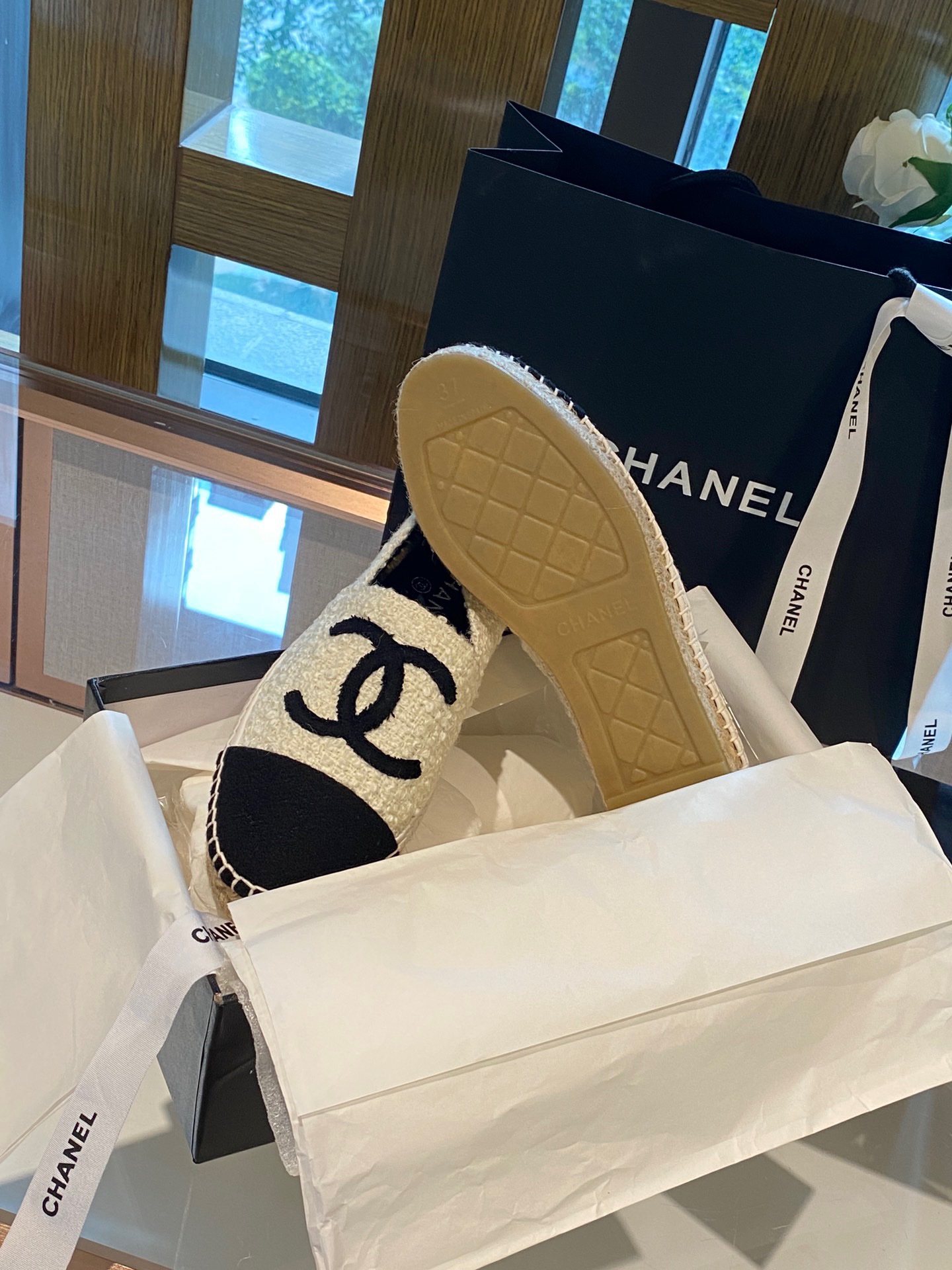Chanel 2023 New Exclusive Espadrilles Shoes - Image 5
