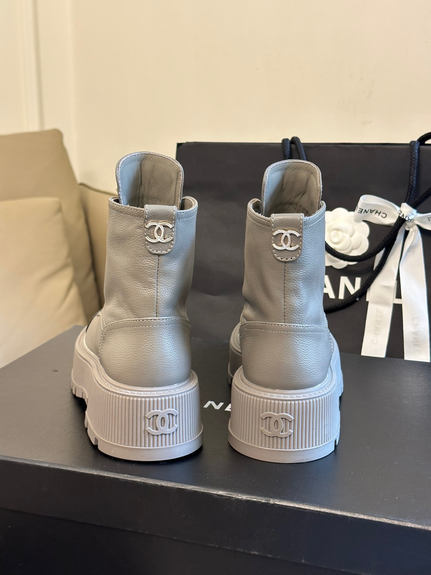 Chanel 2023 New Thick-soles Boots - Image 5