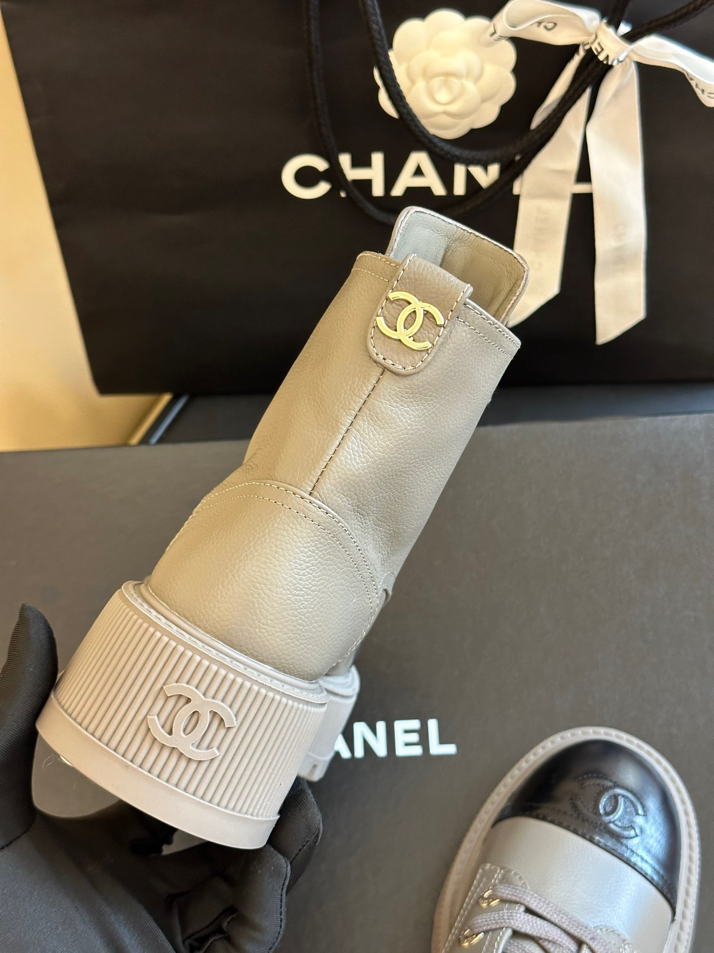 Chanel 2023 New Thick-soles Boots - Image 8