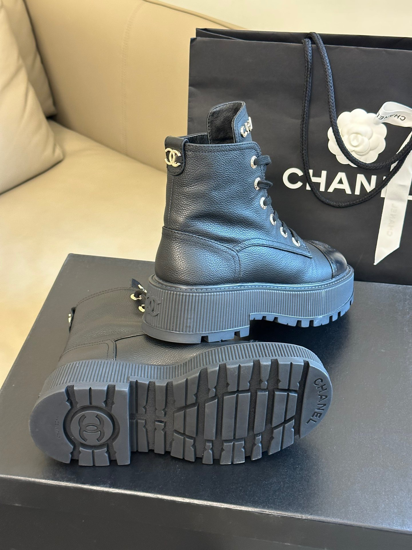 Chanel 2023 New Thick-soles Boots - Image 9