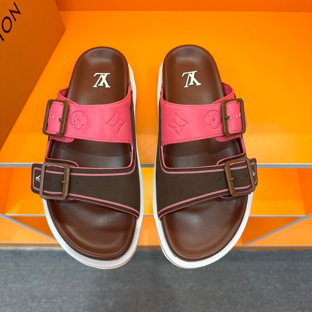 LV Oblique Series Thick Bottom Sandals - Image 2