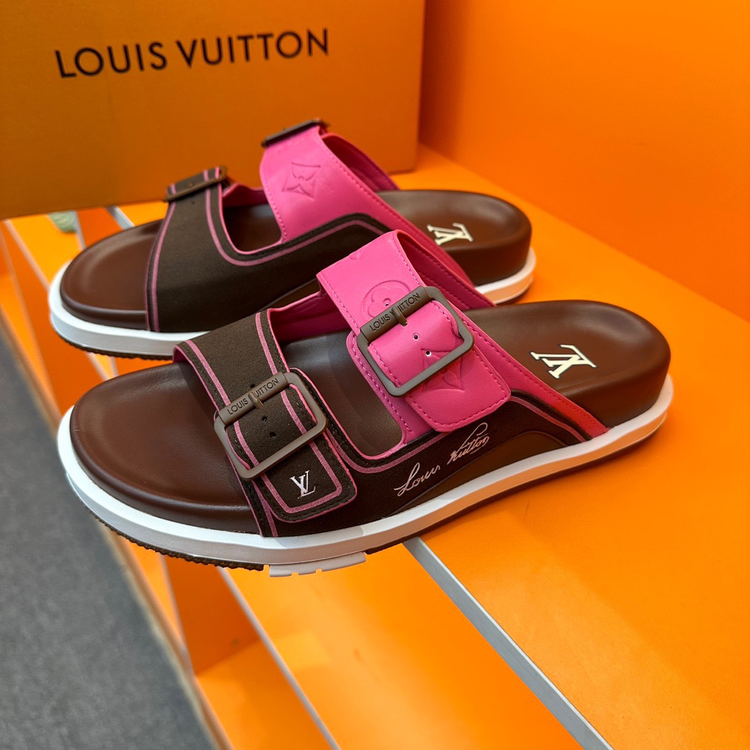 LV Oblique Series Thick Bottom Sandals - Image 3