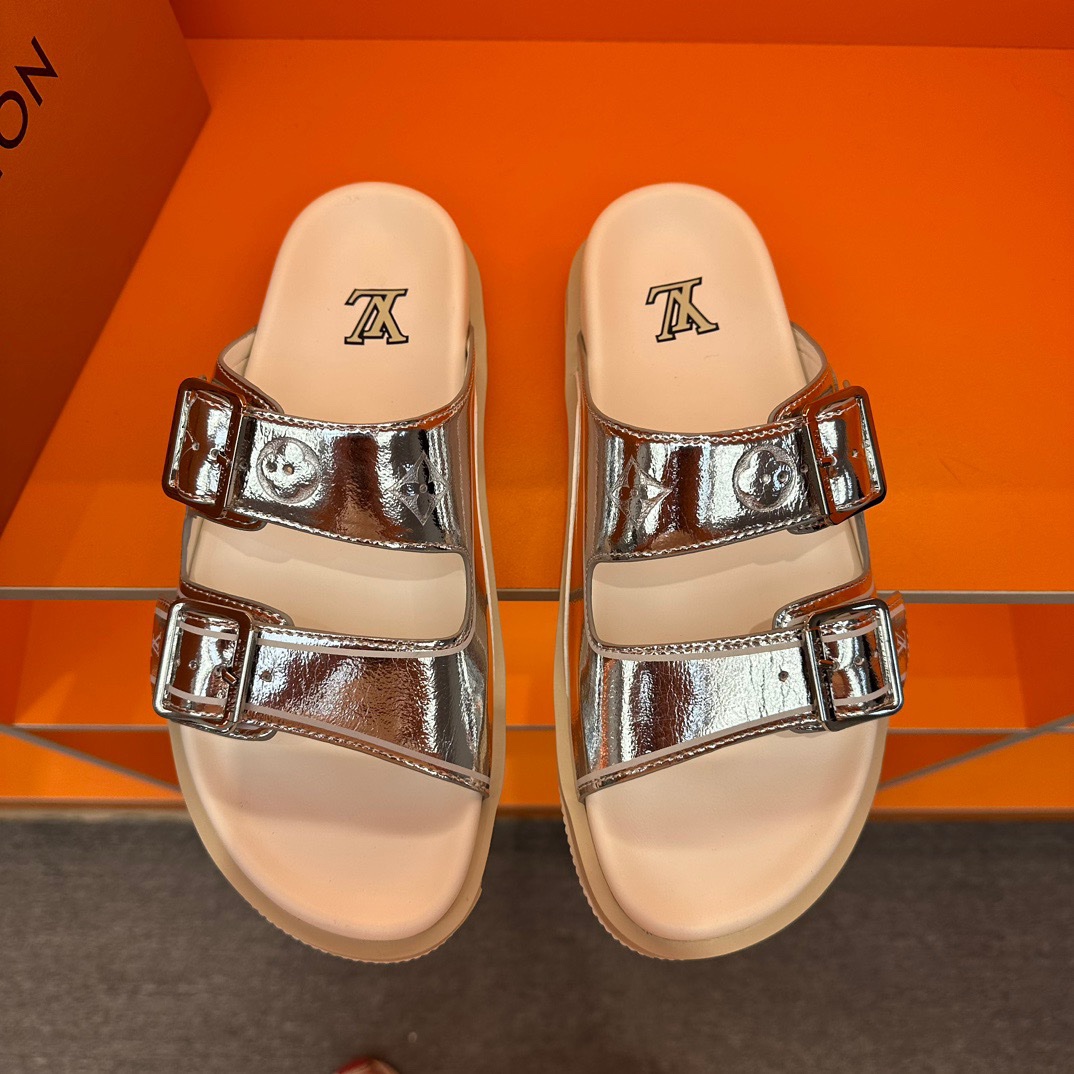 LV Oblique Series Thick Bottom Sandals - Image 2