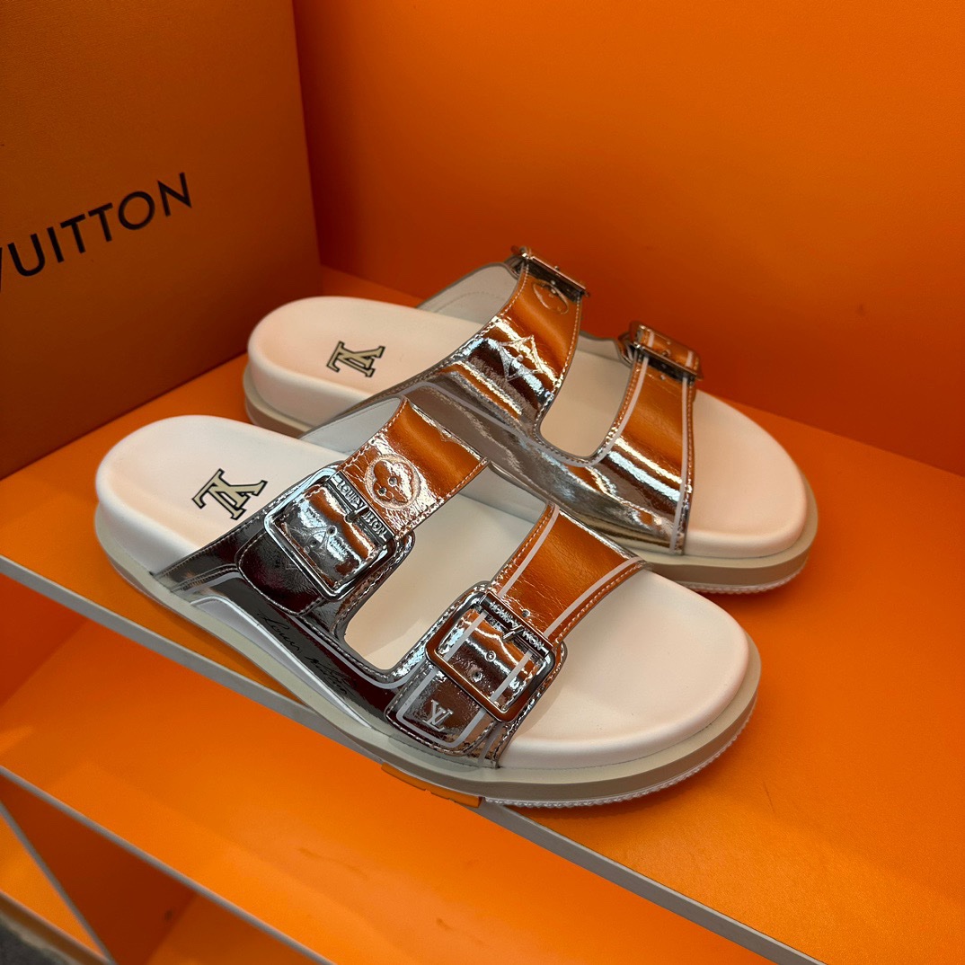 LV Oblique Series Thick Bottom Sandals - Image 7