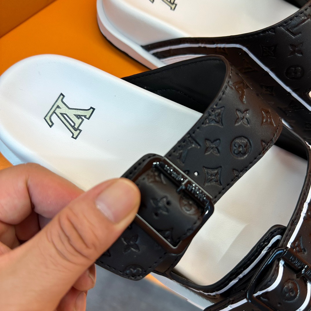 LV Oblique Series Thick Bottom Sandals - Image 6