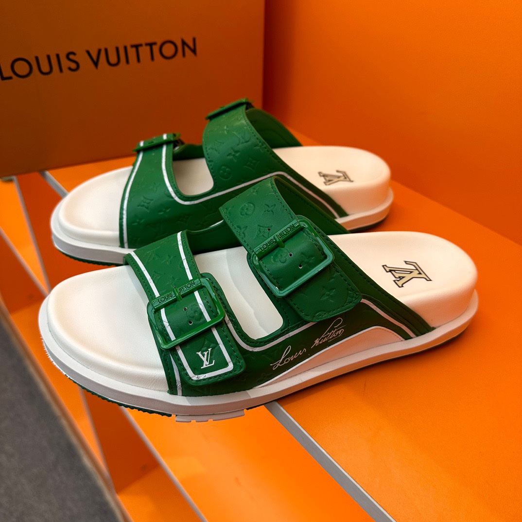 LV Oblique Series Thick Bottom Sandals - Image 3