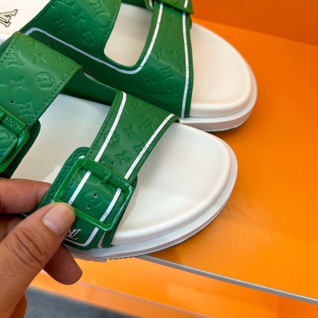 LV Oblique Series Thick Bottom Sandals - Image 5