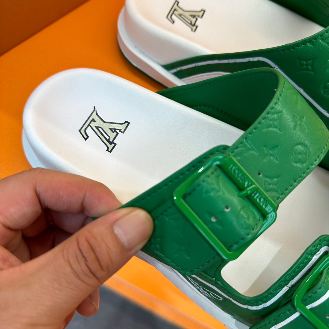 LV Oblique Series Thick Bottom Sandals - Image 6