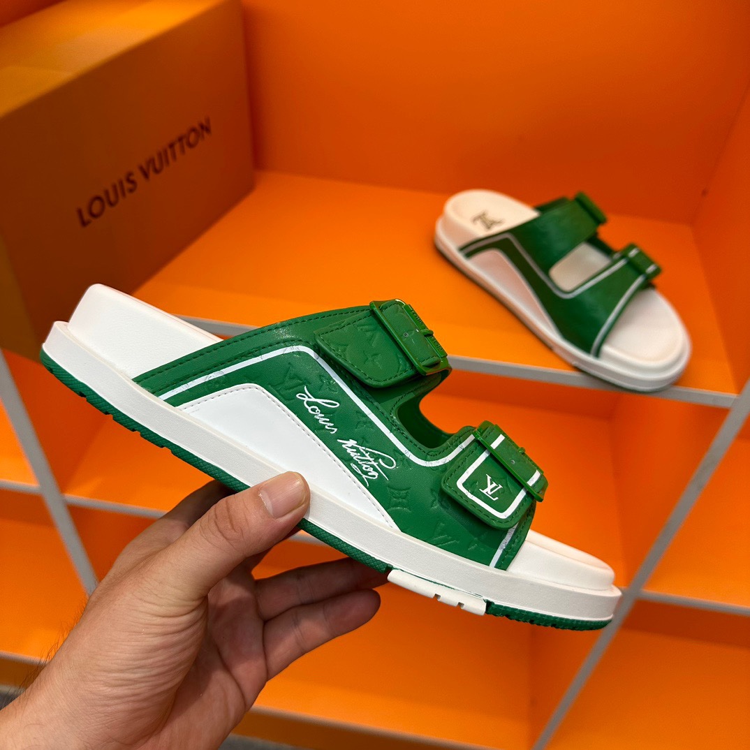 LV Oblique Series Thick Bottom Sandals - Image 8