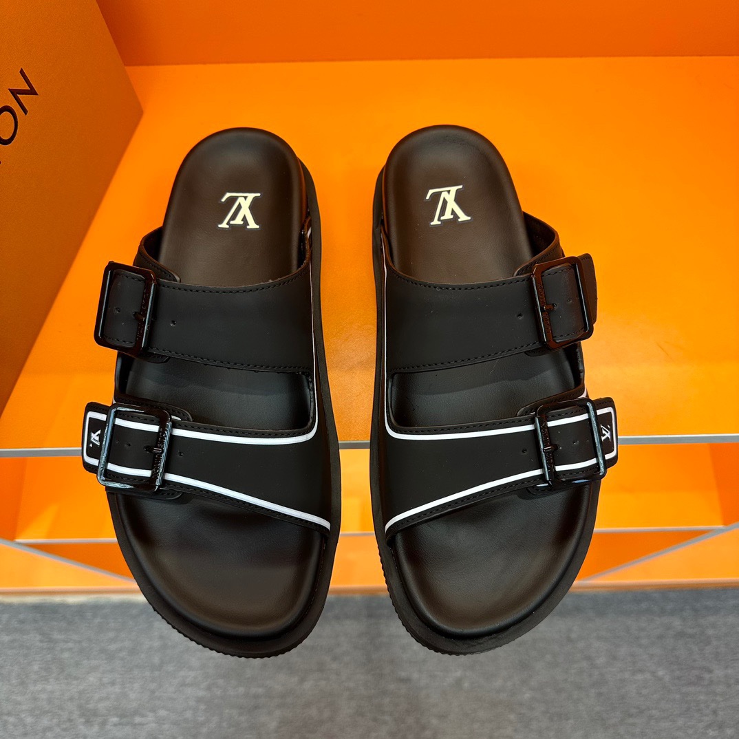 LV Oblique Series Thick Bottom Sandals - Image 2