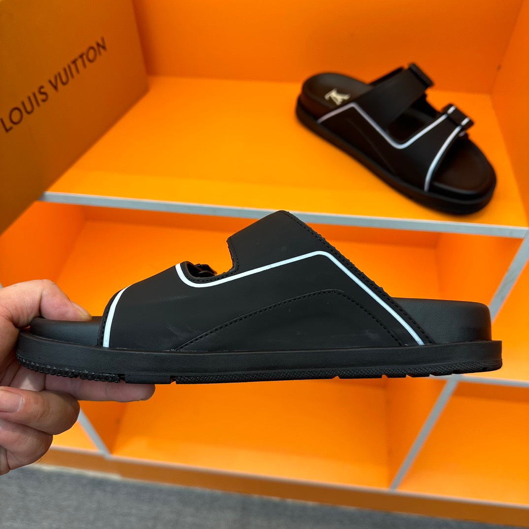 LV Oblique Series Thick Bottom Sandals