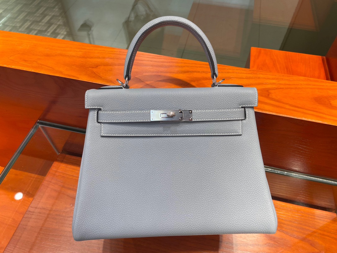 img_9477 Kelly 28 Blue Lin in Togo PHW - Image 1