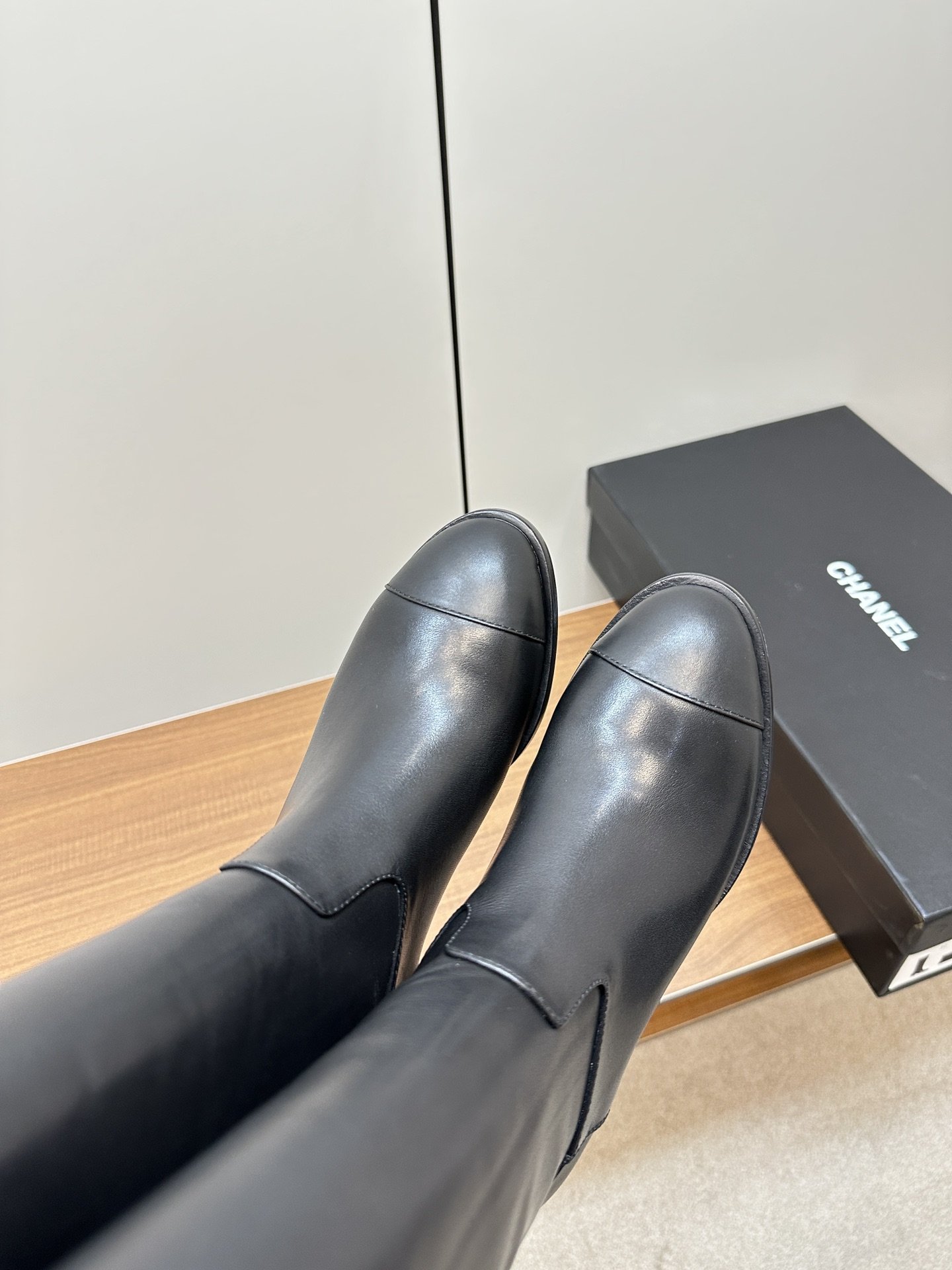 Chanel New Small Grid Knight Boots - Image 7