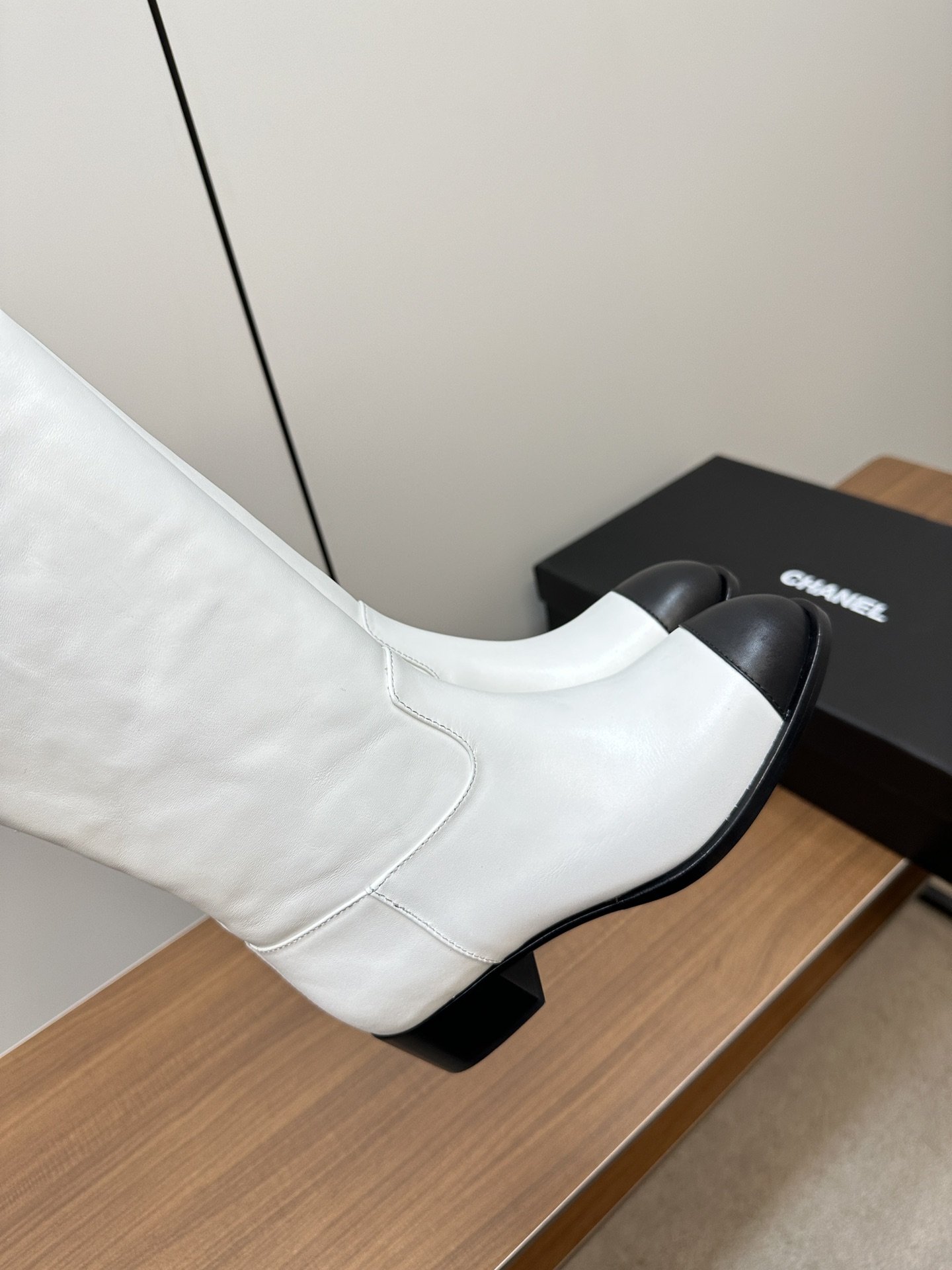 Chanel New Small Grid Knight Boots - Image 7