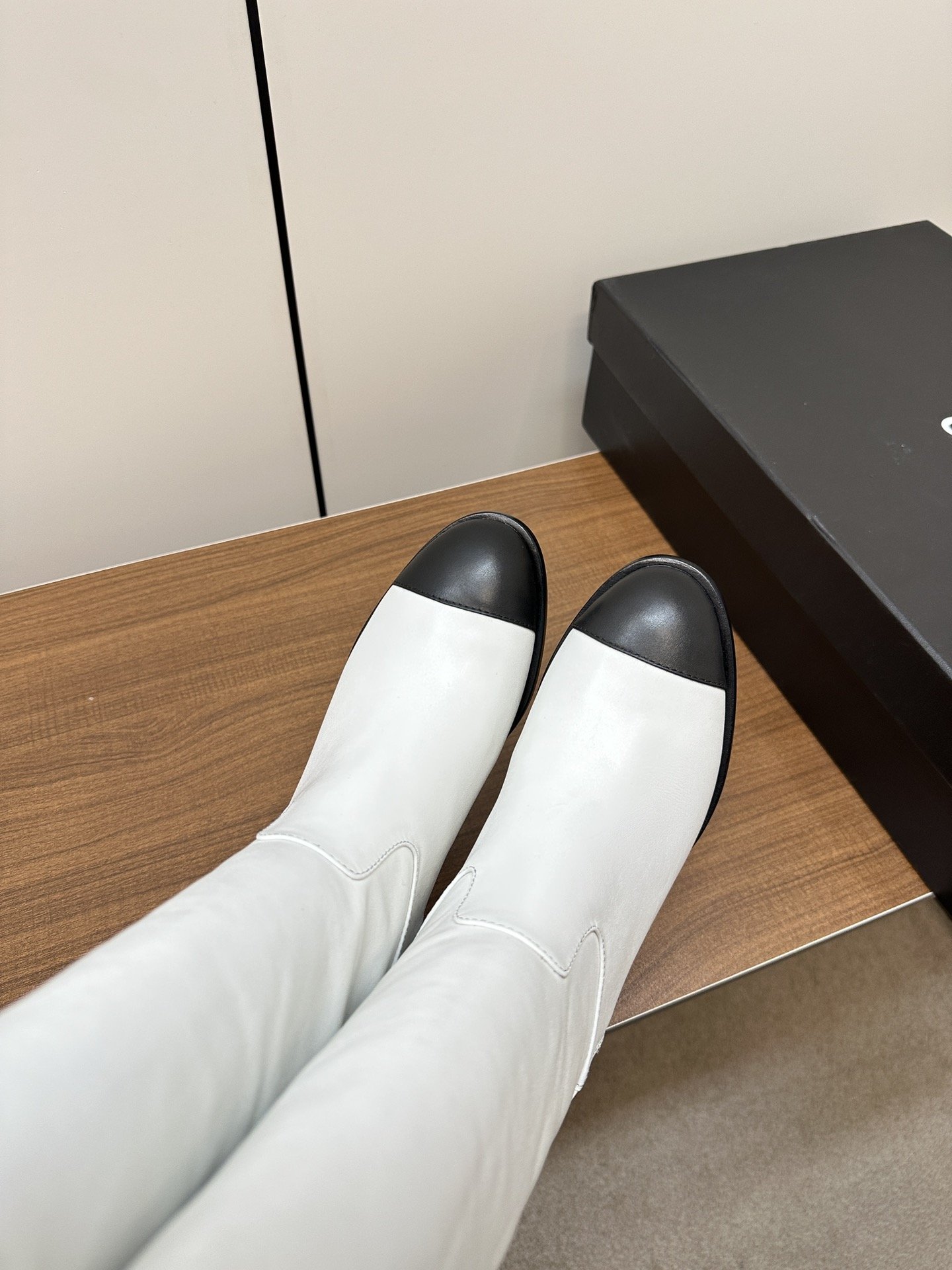 Chanel New Small Grid Knight Boots - Image 3