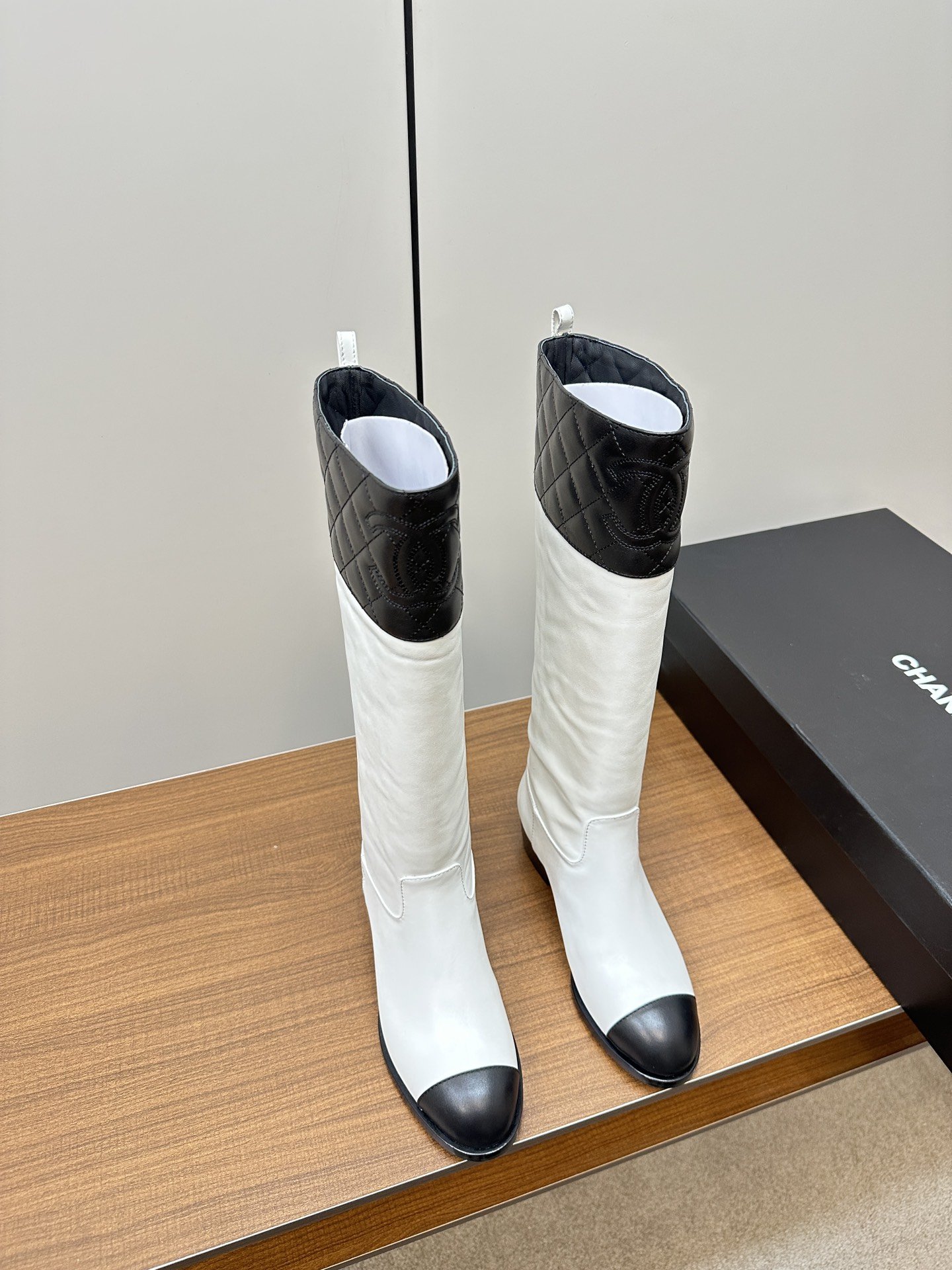 Chanel New Small Grid Knight Boots - Image 5