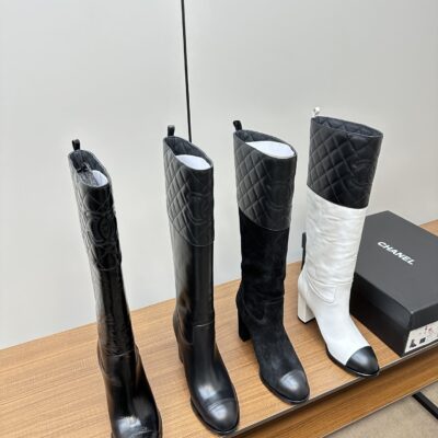 Chanel High-top Boots Collection