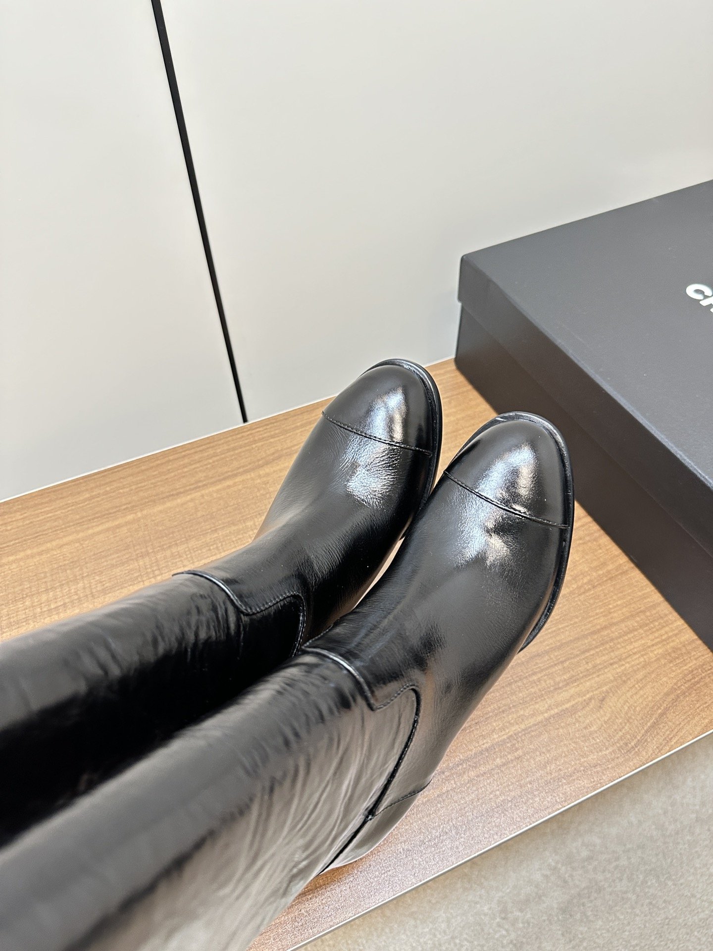 Chanel New Small Grid Knight Boots - Image 7