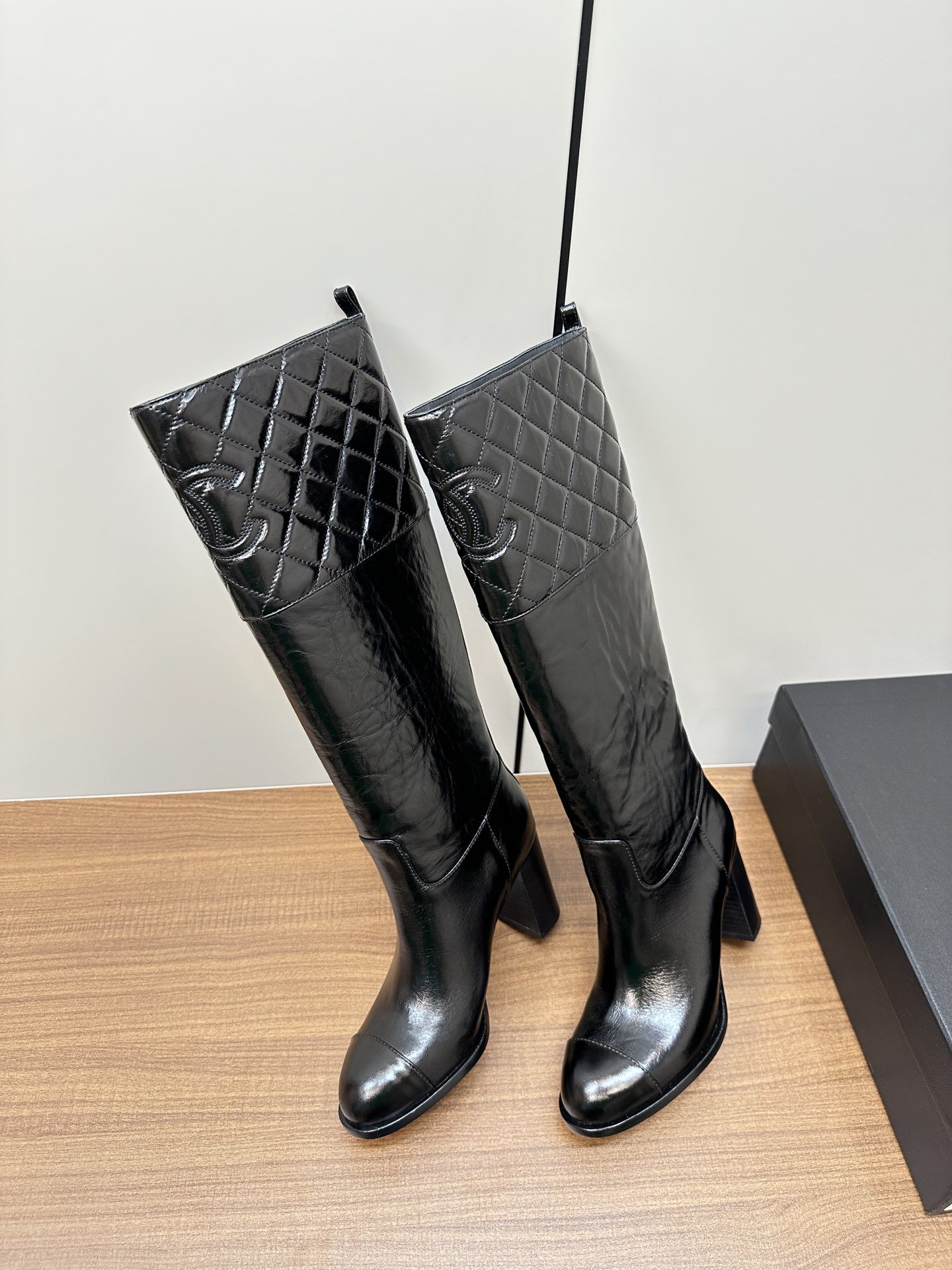 Chanel New Small Grid Knight Boots - Image 8