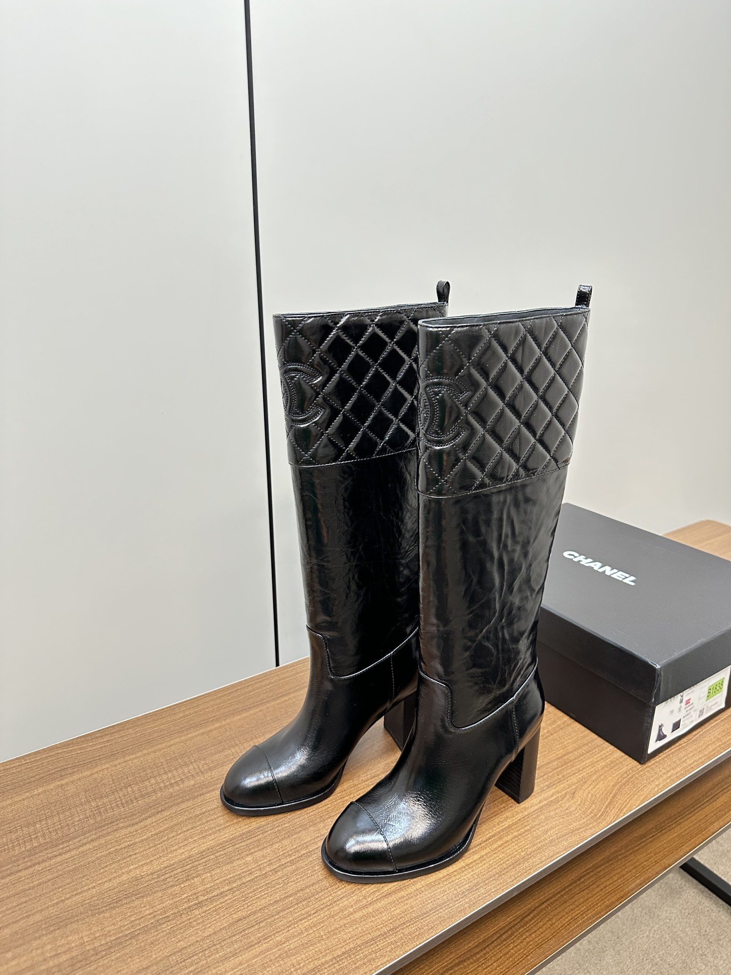 Chanel New Small Grid Knight Boots - Image 2