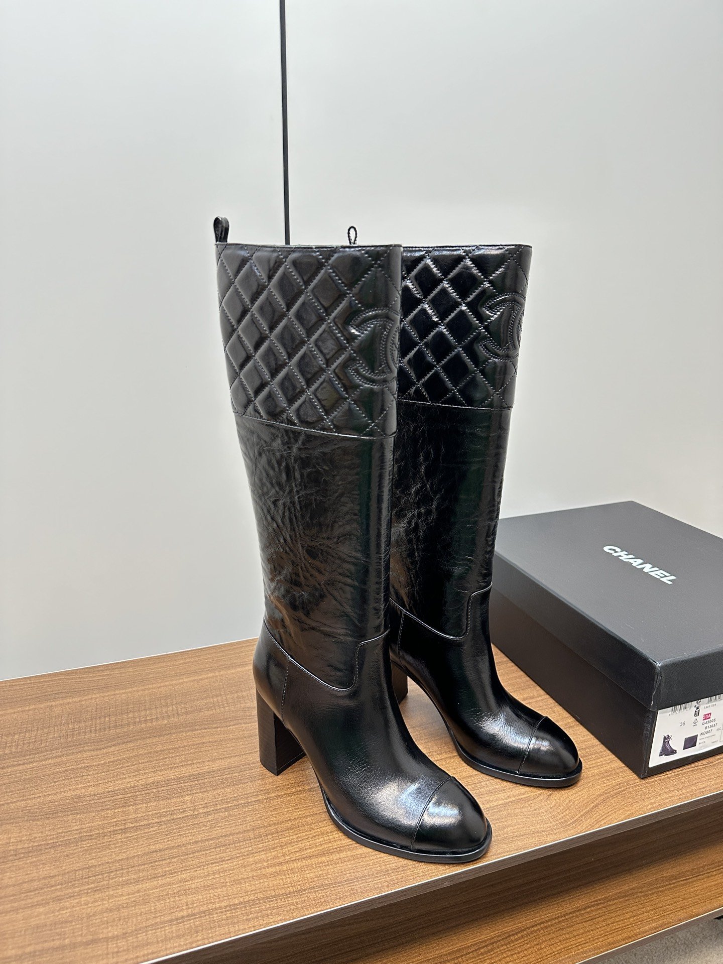 Chanel New Small Grid Knight Boots - Image 4