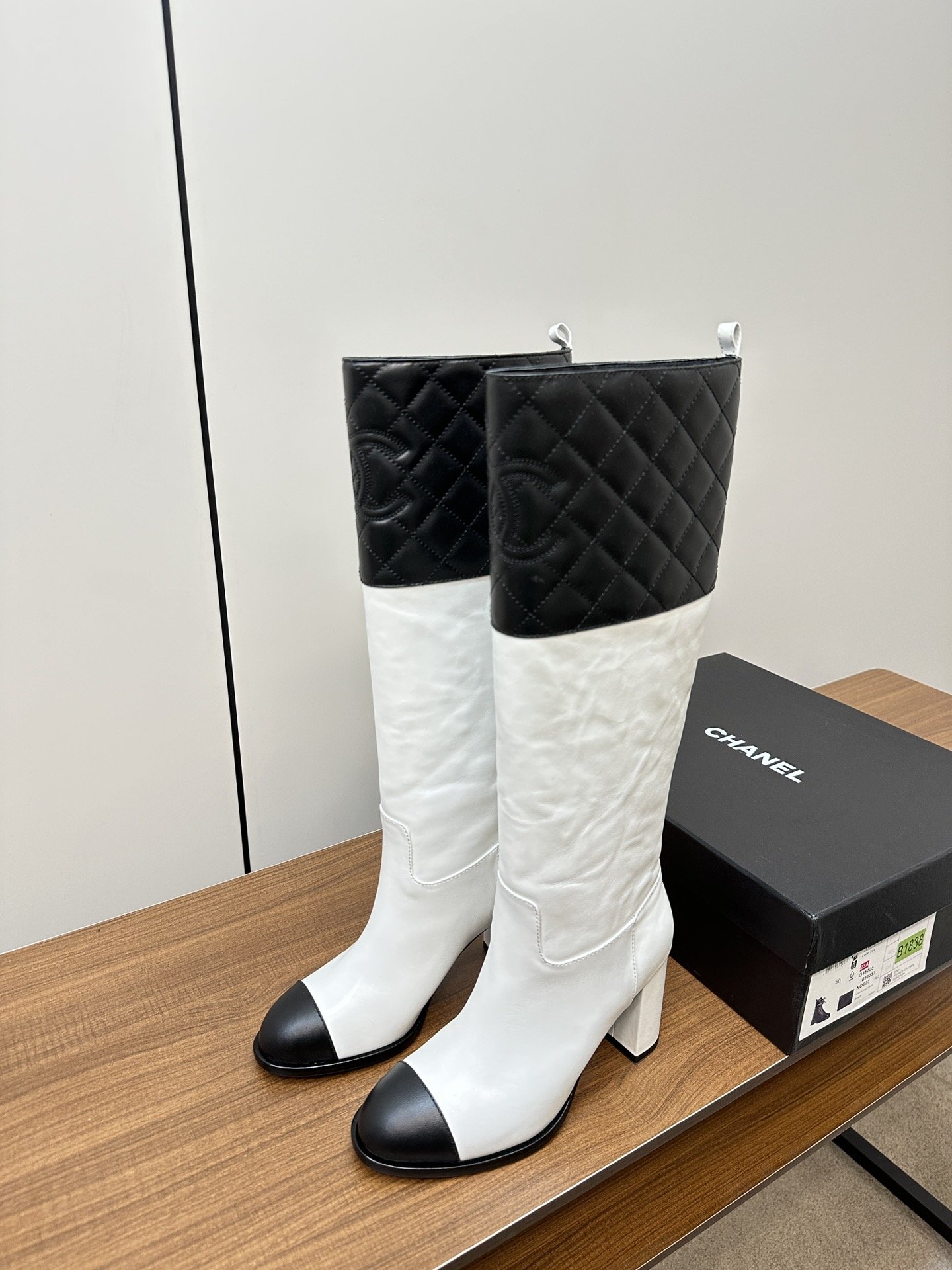 Chanel New Small Grid Knight Boots - Image 4