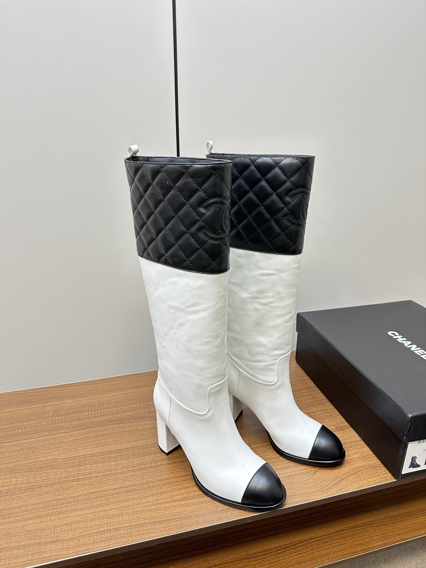 Chanel New Small Grid Knight Boots - Image 3