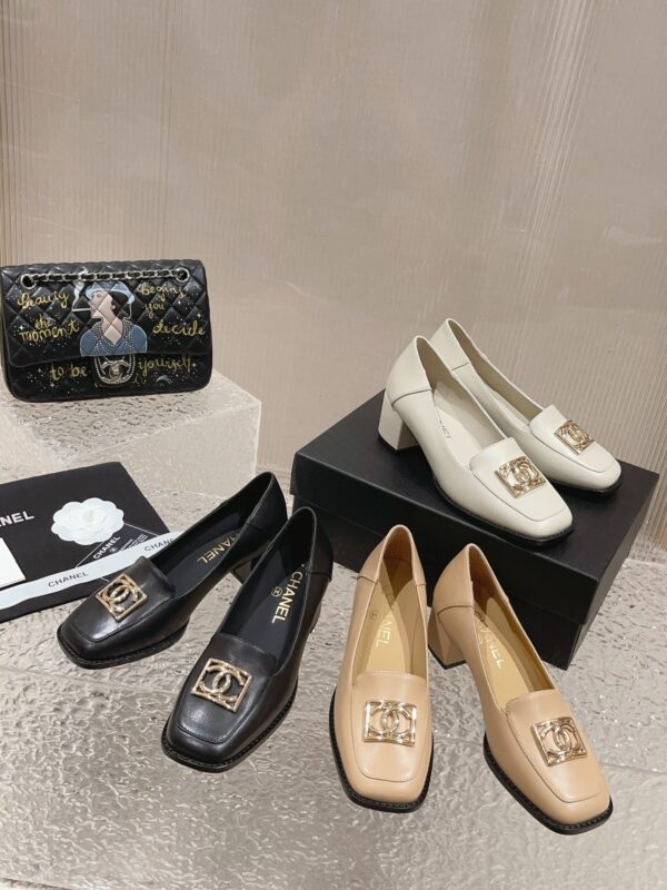 Chanel New Thick High-heeled Shoes Collection