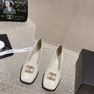 Chanel New Thick High-heeled Shoes