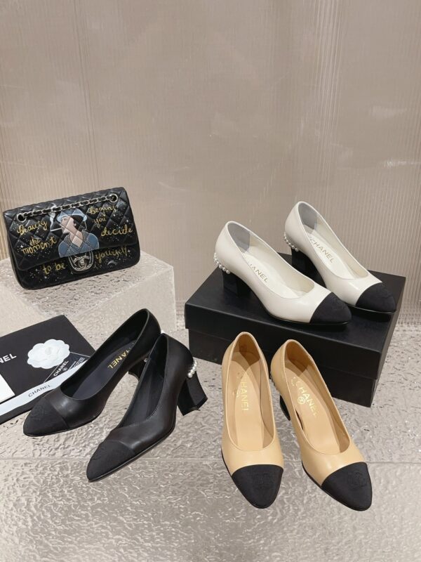Chanel New Thick High-heeled Shoes Collection