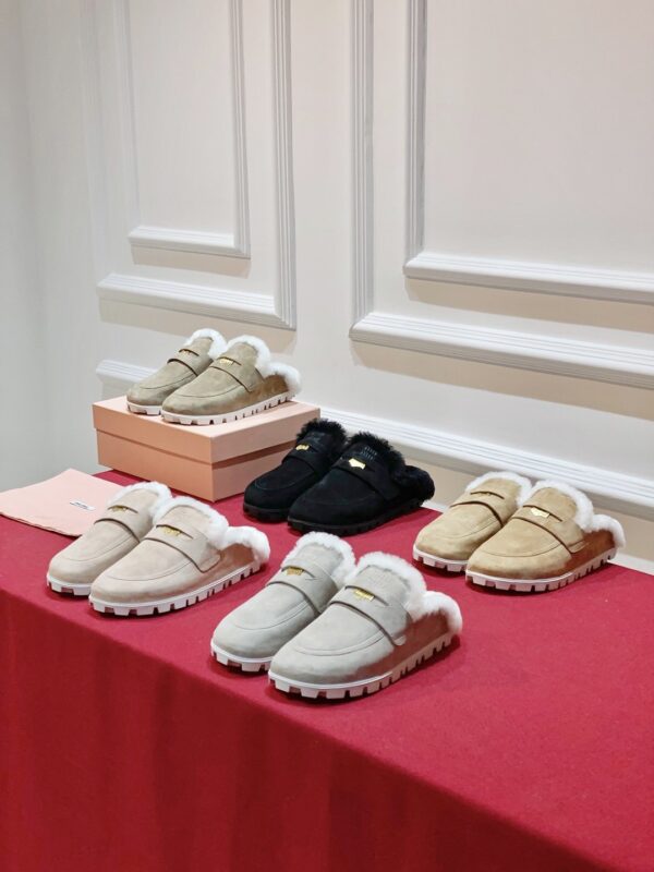 Miu Miu New Fur Mules Collection