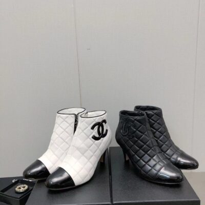 Chanel High-heeled Amkle Boots Collection
