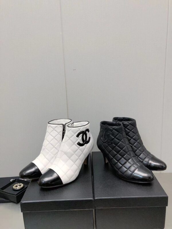 Chanel High-heeled Amkle Boots Collection