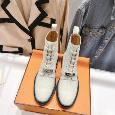 Hermes New Lace-up Ankle Boots