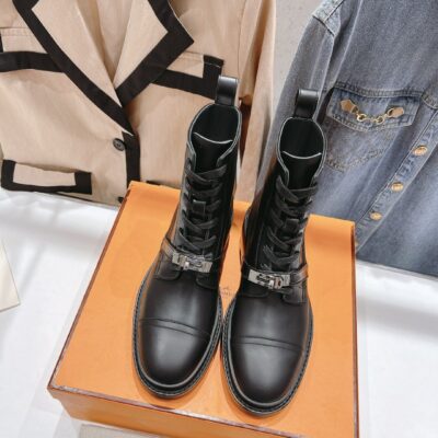 Hermes New Lace-up Ankle Boots