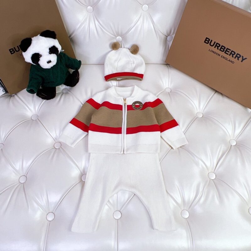 Burberry Kids Knitted Sweater & Trousers