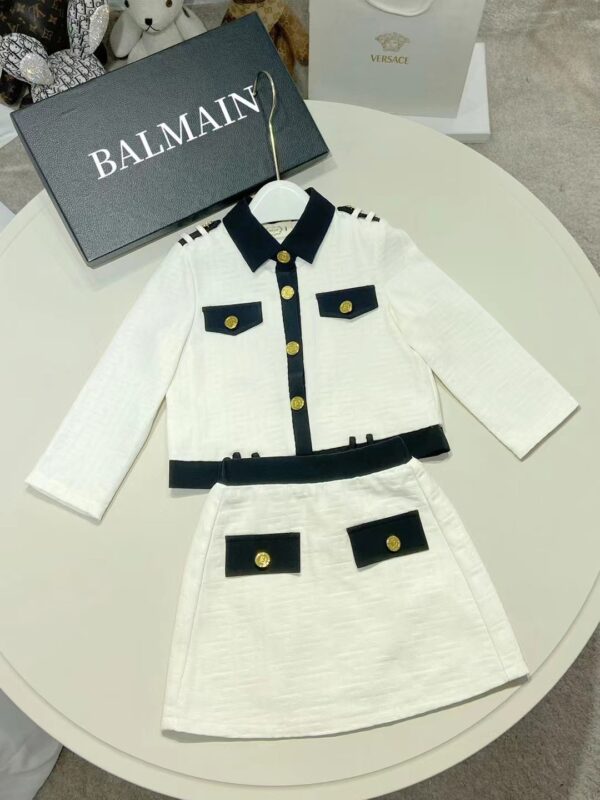 Balmain Kids Shirt & Skirt
