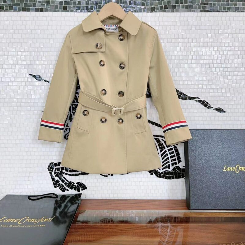 Thom Browne Kids Trench Coat