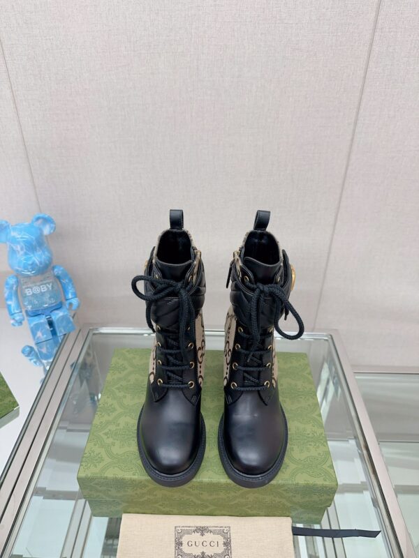 Gucci Lace-up High-heeled Ankle Boots