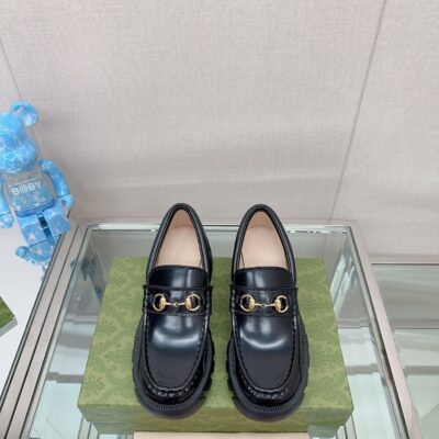 Gucci Thick-soled Leather Shoes