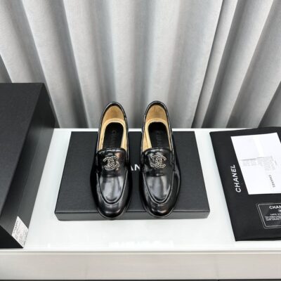 Chanel New Leather Loafers