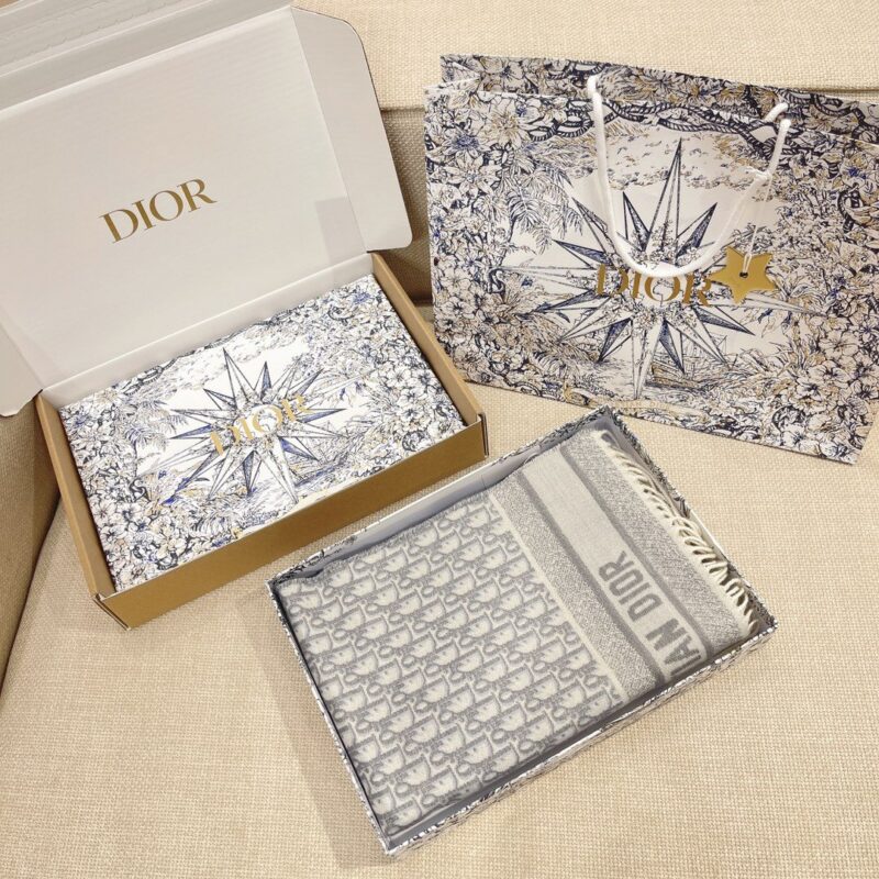 Dior Oblique Print Scarf