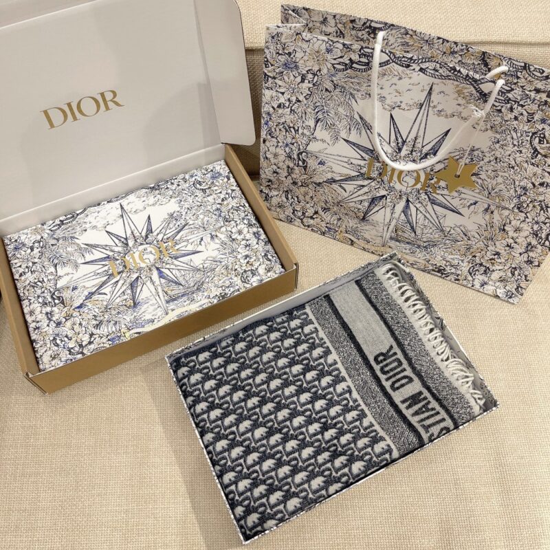 Dior Oblique Print Scarf