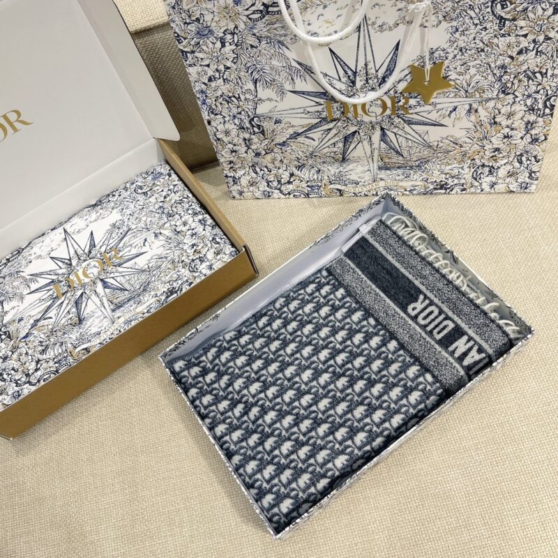 Dior Oblique Print Cashmere Scarf